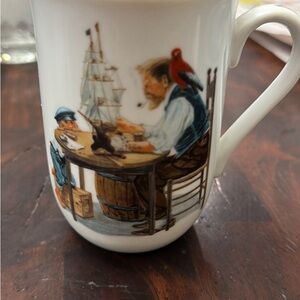 Sailor's Delight Cream Mug Norman Rockwell